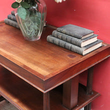 Load image into Gallery viewer, Antique French Walnut Two Tier Side Table or Television Lamp Stand, Shoe Shelf. B13158

