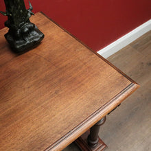 Load image into Gallery viewer, Antique French Walnut Hall Table or Desk – Fine Carved Detail, . B12326
