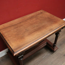 Load image into Gallery viewer, Antique French Walnut Hall Table or Desk – Fine Carved Detail, . B12326
