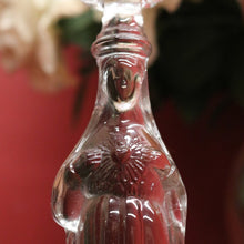 Load image into Gallery viewer, x SOLD Pair of Glass Mary &amp; Joseph Candlestick Holders – Elegant Religious Motif. B12265
