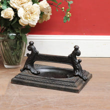 Load image into Gallery viewer, x SOLD Victorian Cast Iron Boot Scraper with Decorative Scrollwork and Finials. B12898
