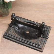 Load image into Gallery viewer, x SOLD Victorian Cast Iron Boot Scraper with Decorative Scrollwork and Finials. B12898
