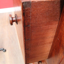 Load image into Gallery viewer, Antique Australian Cedar Chest of Drawers, Barley Twist Columns, Seven Drawers. B10359

