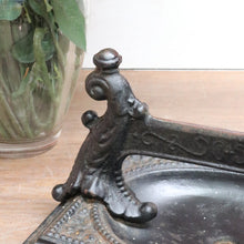 Load image into Gallery viewer, x SOLD Victorian Cast Iron Boot Scraper with Decorative Scrollwork and Finials. B12898
