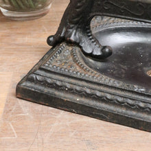 Load image into Gallery viewer, x SOLD Victorian Cast Iron Boot Scraper with Decorative Scrollwork and Finials. B12898
