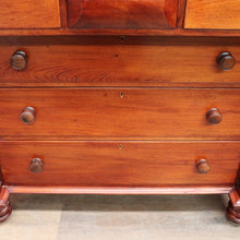 Load image into Gallery viewer, Antique Australian Cedar Chest of Drawers, Barley Twist Columns, Seven Drawers. B10359
