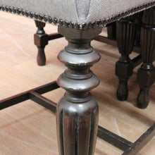 Load image into Gallery viewer, Antique Australian Ed Rosenstengel Dining Chairs - Silky Oak Set of Six Chairs. B13169
