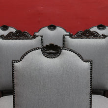 Load image into Gallery viewer, Antique Australian Ed Rosenstengel Dining Chairs - Silky Oak Set of Six Chairs. B13169
