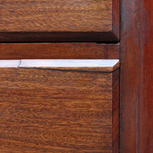 Load image into Gallery viewer, Australian Cedar Victorian Breakfront Sideboard with Oval Mirror and Cupboards. B12903
