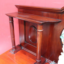 Load image into Gallery viewer, Australian Cedar Victorian Breakfront Sideboard with Oval Mirror and Cupboards. B12903
