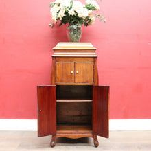 Load image into Gallery viewer, Antique English Mahogany Gramophone Cabinet Converted to Versatile Storage Cabinet. B13172
