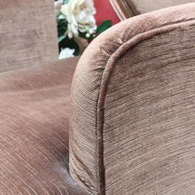 Load image into Gallery viewer, x SOLD Victorian English Walnut Gentleman’s Chair with Carved Back and Velvet Seat. B12867
