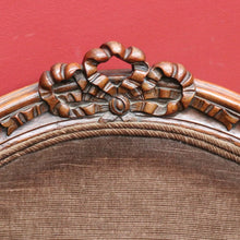 Load image into Gallery viewer, x SOLD Victorian English Walnut Gentleman’s Chair with Carved Back and Velvet Seat. B12867
