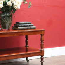 Load image into Gallery viewer, Australian Cedar Coffee Table with Turned Legs and Tiered Base. B12686
