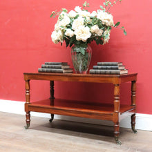 Load image into Gallery viewer, Australian Cedar Coffee Table with Turned Legs and Tiered Base. B12686
