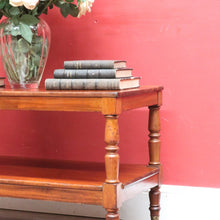 Load image into Gallery viewer, Australian Cedar Coffee Table with Turned Legs and Tiered Base. B12686
