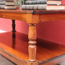 Load image into Gallery viewer, Australian Cedar Coffee Table with Turned Legs and Tiered Base. B12686
