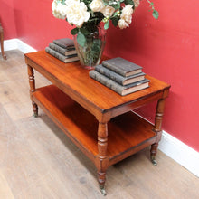 Load image into Gallery viewer, Australian Cedar Coffee Table with Turned Legs and Tiered Base. B12686
