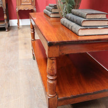 Load image into Gallery viewer, Australian Cedar Coffee Table with Turned Legs and Tiered Base. B12686
