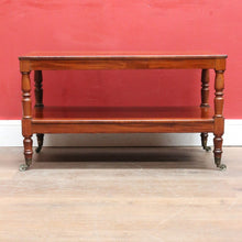 Load image into Gallery viewer, Australian Cedar Coffee Table with Turned Legs and Tiered Base. B12686
