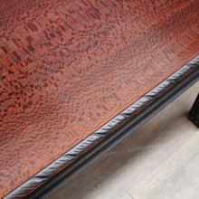 Load image into Gallery viewer, Antique Australian Ed Rosenstengel Silky Oak Dining Table with Carved Legs. B13170
