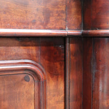 Load image into Gallery viewer, Antique English Inverted Front Mirror Back Sideboard with Three Drawers and Four Doors. B13154
