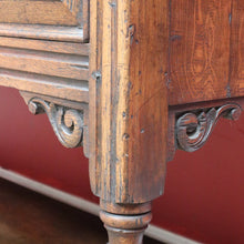 Load image into Gallery viewer, x SOLD Antique English or Welsh Buffet and Hutch with Drawers and Plate Racks. B12869
