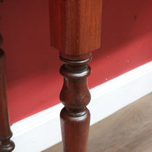 Load image into Gallery viewer, Antique Australian Cedar Hall Table or Entry or Sofa Table with Turned Legs. B13165
