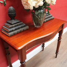 Load image into Gallery viewer, Antique Australian Cedar Hall Table or Entry or Sofa Table with Turned Legs. B13165
