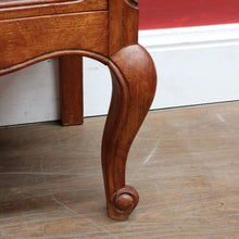 Load image into Gallery viewer, x SOLD Vintage French Oak Lingerie Chest of 5 Drawers Bedside or Hall Cabinet B12793

