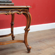 Load image into Gallery viewer, x SOLD Vintage French Cherry Wood Cross Stretcher Base Coffee Table B12757
