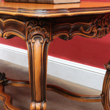 Load image into Gallery viewer, x SOLD Vintage French Cherry Wood Cross Stretcher Base Coffee Table B12757
