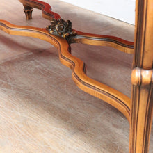 Load image into Gallery viewer, x SOLD Vintage French Cherry Wood Cross Stretcher Base Coffee Table B12757
