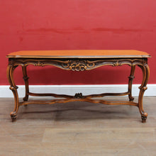 Load image into Gallery viewer, x SOLD Vintage French Cherry Wood Cross Stretcher Base Coffee Table B12757
