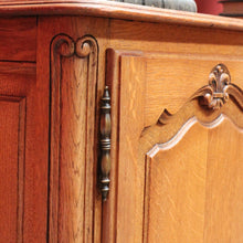 Load image into Gallery viewer, x SOLD Vintage French Oak Pair of Bedside Table Cabinet with Single Door B12756
