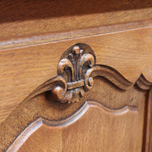 Load image into Gallery viewer, x SOLD Vintage French Oak Pair of Bedside Table Cabinet with Single Door B12756
