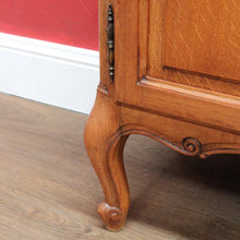 Load image into Gallery viewer, x SOLD Vintage French Oak Pair of Bedside Table Cabinet with Single Door B12756
