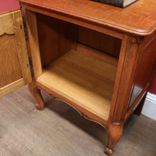 Load image into Gallery viewer, x SOLD Vintage French Oak Pair of Bedside Table Cabinet with Single Door B12756
