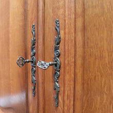 Load image into Gallery viewer, x SOLD An Antique French Oak 4 Door Bedroom Wardrobe Linen Press Armoire Cabinet B12802
