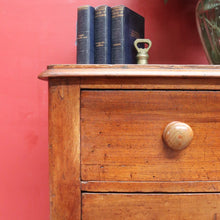 Load image into Gallery viewer, x SOLD Antique Australian Cedar small 3 Three Drawer Chest of bedroom Drawers B12912
