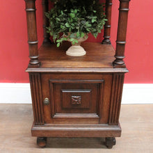Load image into Gallery viewer, x SOLD Antique French Oak single door 1 Tier Bedside Cabinet or Hall Cabinet, Table B12730
