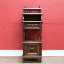 Load image into Gallery viewer, x SOLD Antique French Oak single door 1 Tier Bedside Cabinet or Hall Cabinet, Table B12730
