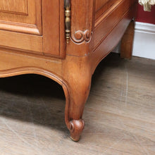 Load image into Gallery viewer, Antique French Wardrobe, French Oak 4 Door Armoire Wardrobe Linen Press Cabinet B12803
