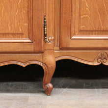 Load image into Gallery viewer, Antique French Wardrobe, French Oak 4 Door Armoire Wardrobe Linen Press Cabinet B12803
