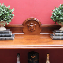Load image into Gallery viewer, Antique English Mahogany 2 Tier Dumb Waiter Servery Sideboard Cabinet B12896
