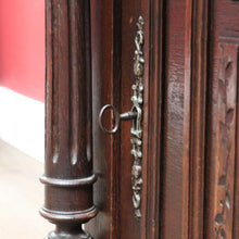 Load image into Gallery viewer, x SOLD Antique French Oak Carved Single Door Hall Cabinet with Drawer B12704
