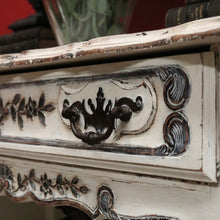 Load image into Gallery viewer, Antique French Shabby Chic Side Cabinet with Drawer &amp; Open Display Space. B12490
