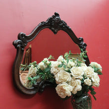 Load image into Gallery viewer, x SOLD French Oak Wall Hanging Mirror with Bevelled Glass and Carved Frame. B12761
