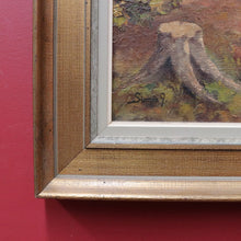 Load image into Gallery viewer, Vintage Oil on Canvas Simon G Foret de Soignes 1986 Gilt Framed Painting. B12720
