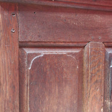 Load image into Gallery viewer, Antique French Oak Blanket Box Coffer with Panelled Sides and Iron Handle. B12781
